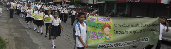 Marcha Distrital en saludo al Día Internacional de Lucha contra las Drogas Marcha Distrital en saludo al Día Internacional de Lucha contra las Drogas