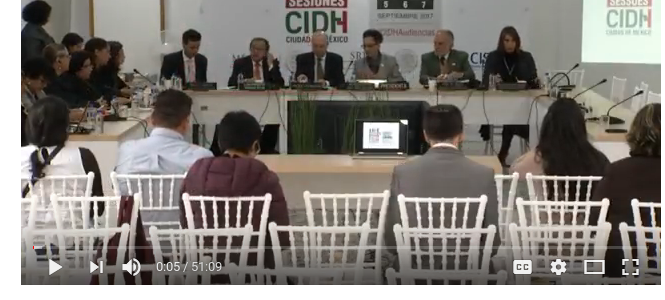 ¿Qué se dijo en la audiencia 164 de la CIDH? ¿Qué se dijo en la audiencia 164 de la CIDH?
