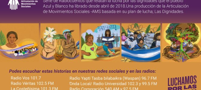 Estreno de radiocuentos, »Luchamos por las dignidades». Estreno de radiocuentos, »Luchamos por las dignidades».