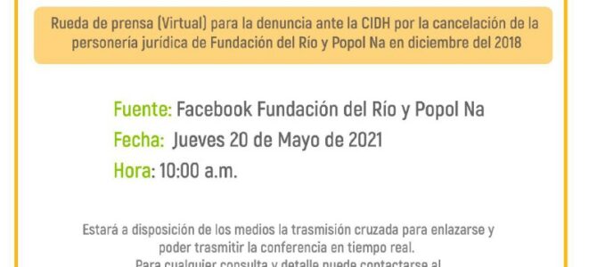 Conferencia de Prensa Virtual. Conferencia de Prensa Virtual.